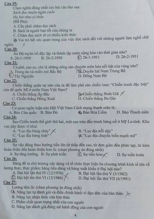 Tổng hợp đề thi Năng khiếu báo chí - Học viện Báo chí và Tuyên truyền từ năm 2015 đến nay - Hình 4