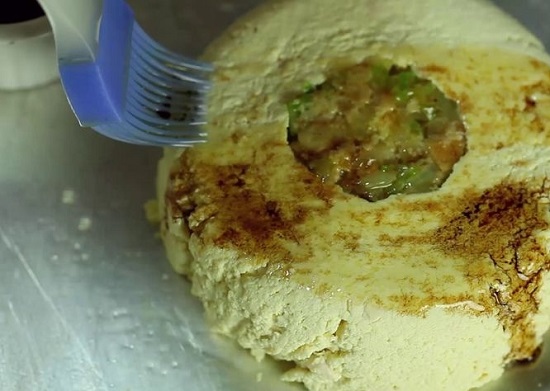 Cách làm bánh đậu phụ nhồi rau củ độc đáo - Hình 6