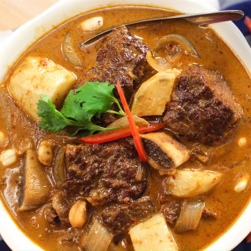 Cách làm sốt và nấu cà ri massaman chuẩn vị Thái, đơn giản tại nhà - Hình 28