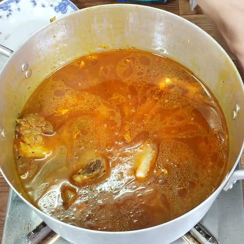 Cách nấu mì quảng sườn non siêu hấp dẫn chuẩn siêu đơn giản tại nhà - Hình 11