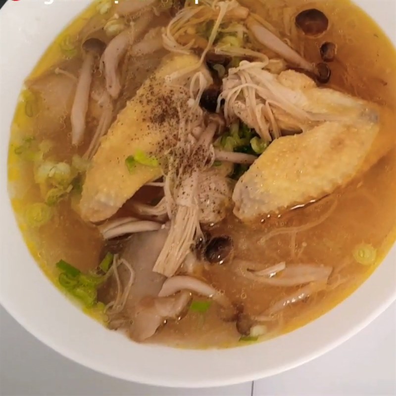 Cách nấu miến gà với nấm thơm ngon hấp dẫn, cực nhanh chóng - Hình 12
