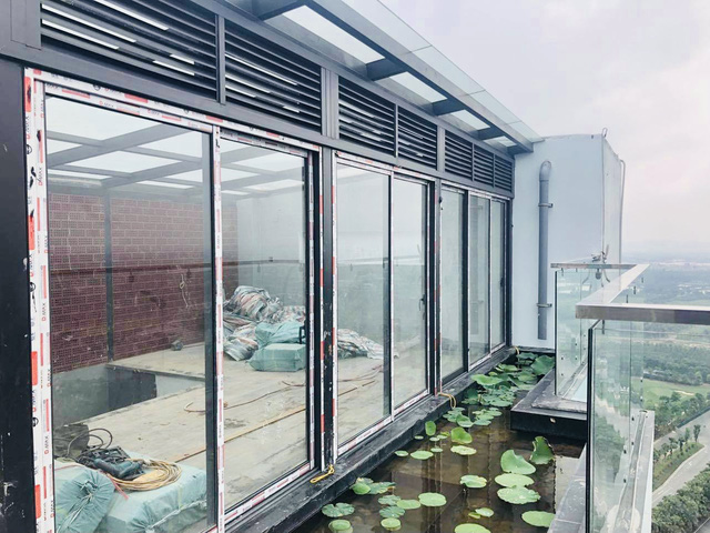 Hồ sen trên tầng 30 của penthouse 300m2: Anh chồng lần đầu giải đáp chuyện chống thấm, tiết lộ có hoa thơm cho vợ sống ảo lại còn thêm cua đồng để nấu canh - Hình 5