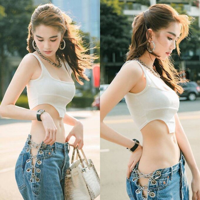 Mốt quần khoét hông siêu bạo khiến mỹ nhân Việt không thể diện nội y bình thường - Hình 8