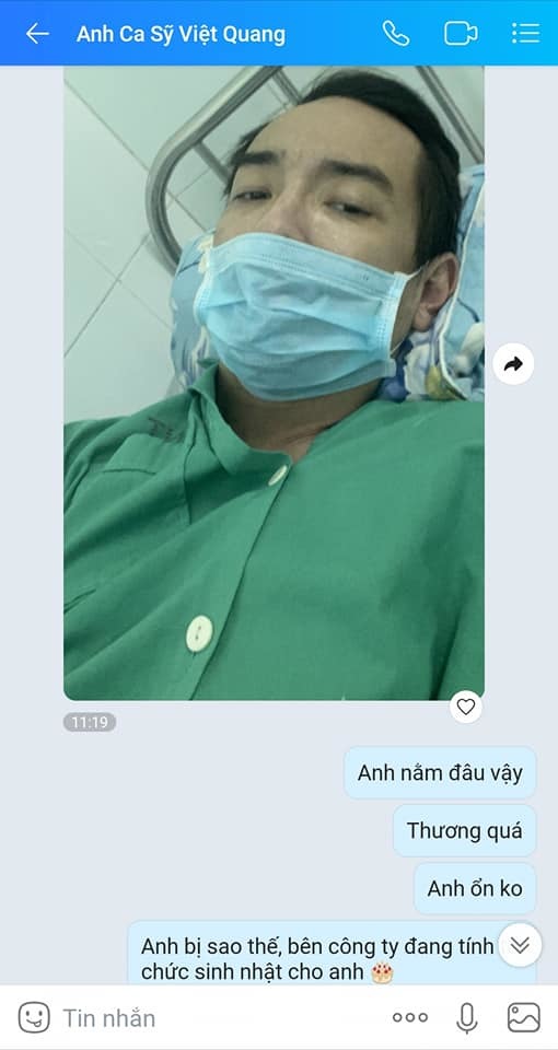 Việt Quang về nhà điều trị bệnh viêm phổi nặng sau thời gian nằm viện - Hình 1