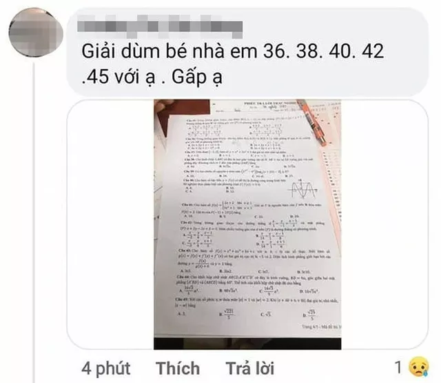 Đề thi toán kỳ thi tốt nghiệp THPT Quốc gia 2021 bị chuyển ra ngoài, công an vào cuộc xác minh - Hình 5