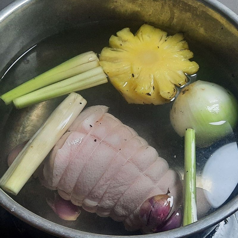 Cách nấu bún giò heo Quảng Ngãi chuẩn vị đậm đà, thơm ngon cực đơn giản - Hình 7