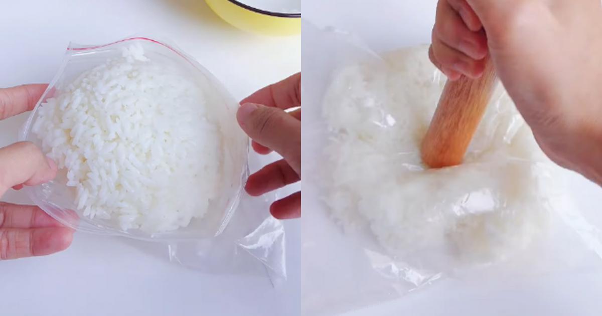 Nghiền nhuyễn cơm nguội