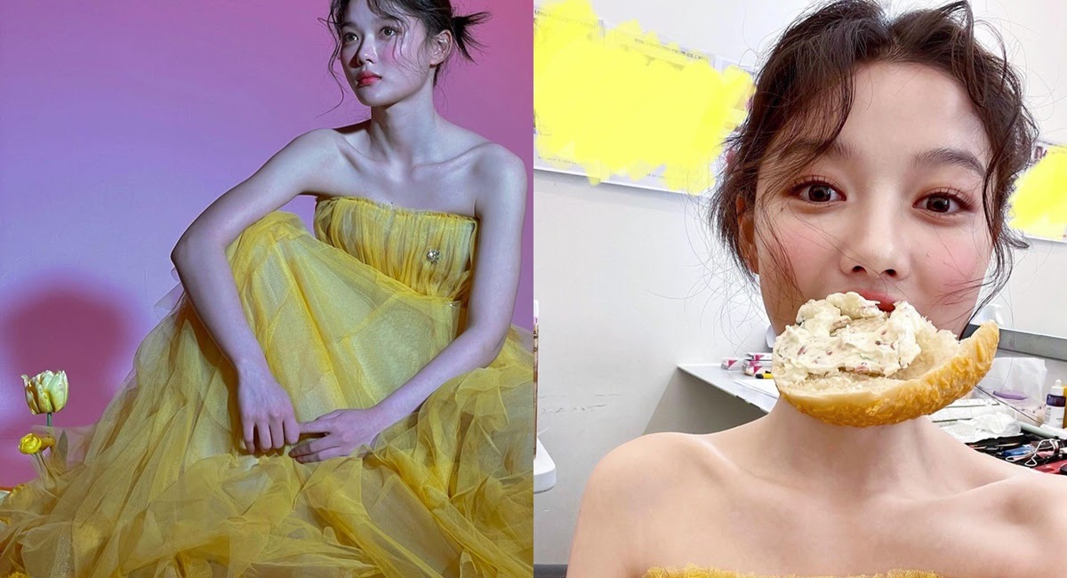 Kim Yoo Jung đẹp nghẹt thở, khoe xương quai xanh cực phẩm trong hậu trường - Hình 3