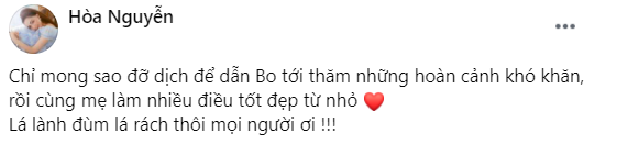 Hòa Minzy nhận nuôi 100 em nhỏ, đáp trả thẳng thắn khi bị chê khoe khoang - Hình 3