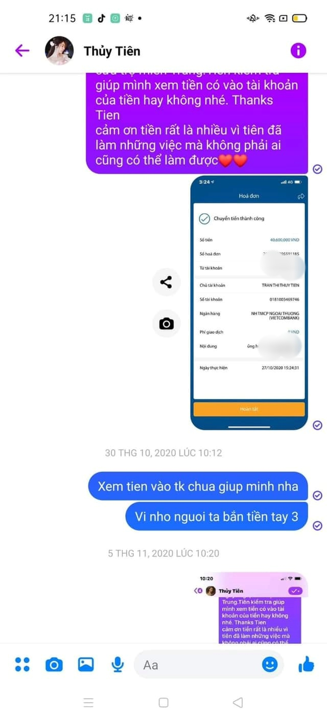 Thủy Tiên bị Việt kiều Đài Loan tố: Hỏi chuyển 40 triệu rồi chặn mất - Hình 3