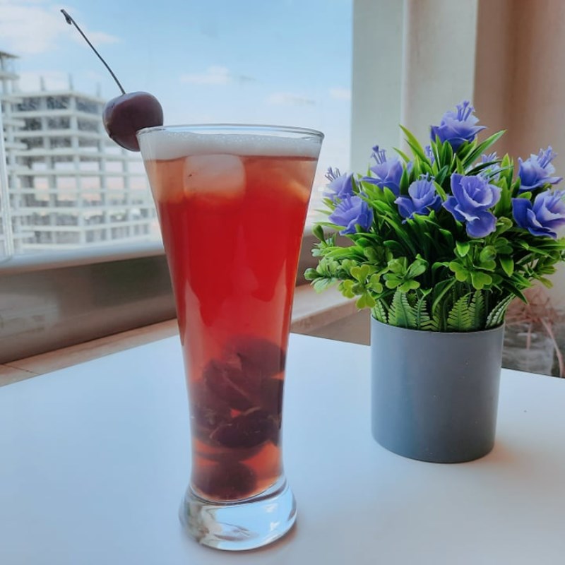 Cách làm hồng trà cherry thơm ngọt, giải khát cho ngày nắng cực đã - Hình 11