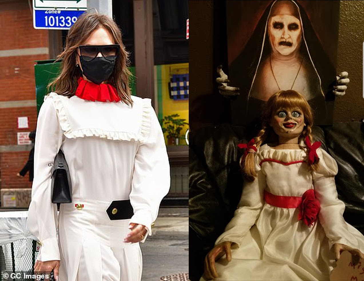 Victoria Beckham diện váy 46 triệu bị nhầm thành Annabelle - Hình 2