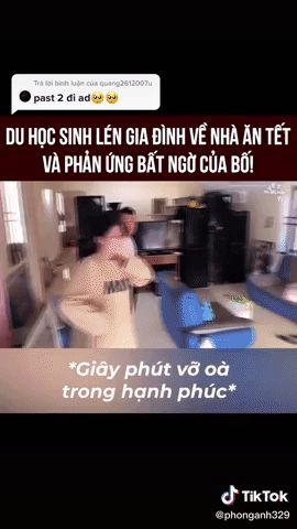 Du học sinh bí mật về nước, giả vờ tổ chức sinh nhật cho gia đình, hành động sau đó của người cha khiến dân mạng bật khóc - Hình 1