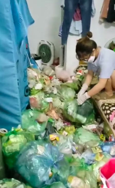 Hot girl Thái Nguyên gây sốc vì ở bẩn kinh hoàng: 3 năm không đổ rác, dùng BVS xong vứt đầu giường - Hình 5