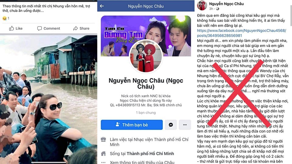 Hết bị đồn qua đời, Phi Nhung lại bị kẻ gian lợi dụng bệnh tình để kêu gọi quyên góp giả - Hình 2
