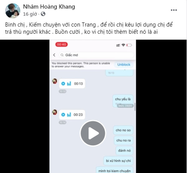 Nhâm Hoàng Khang tung loạt tin nhắn riêng tư với bà Phương Hằng: Nữ CEO mua vest tặng gymer Duy Nguyễn, bị dặn coi chừng giống ông Yên - Hình 4
