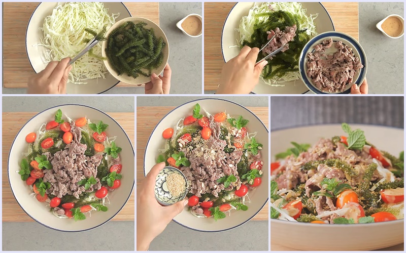 Món salad bắp cải rong nho cực tốt cho sức khỏe - Hình 4