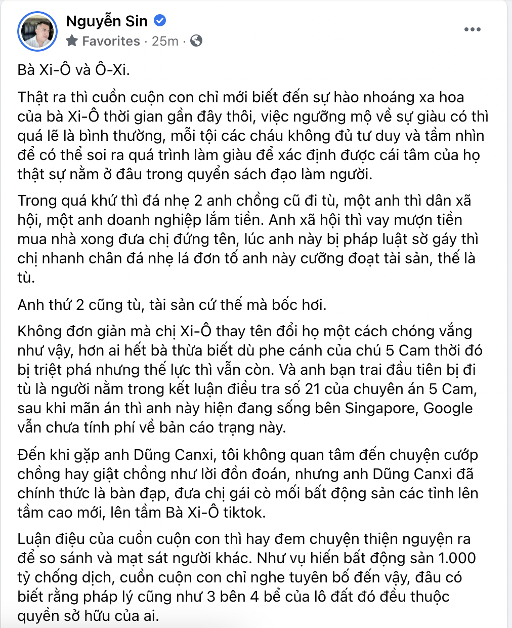 Nguyễn Sin tiếp tục đăng đàn trả đũa bà Hằng, vạch trần quá khứ gây sốc: Đá nhẹ 2 anh chồng cũ đi tù - Hình 4