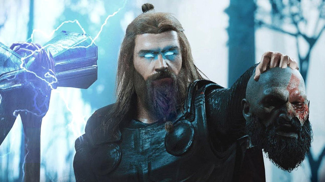 So sánh thần sấm Thor trong phim Marvel và God of War Ragnarok - Hình 4