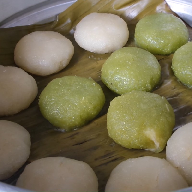 Cách làm bánh ít trần khoai mì nhân đậu xanh thơm ngon dẻo mềm dễ làm - Hình 16