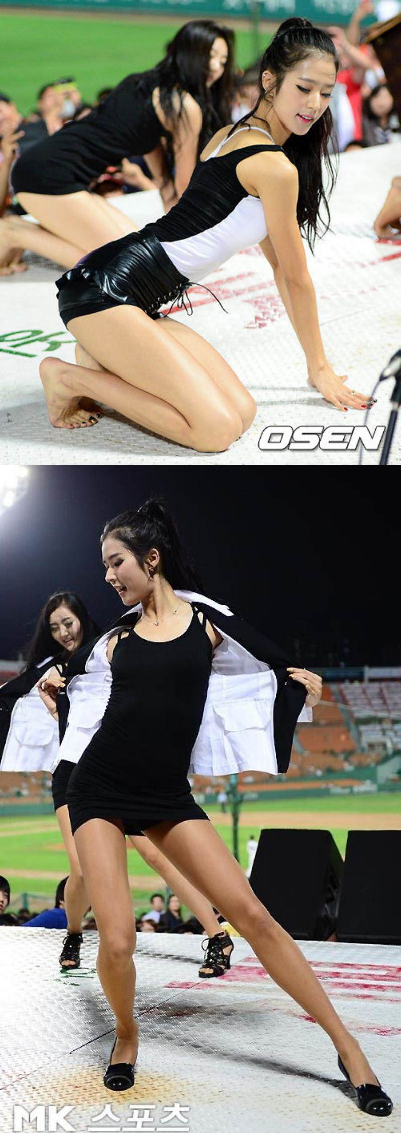 Ăn mặc kiệm vải, loạt hoạt náo viên xứ Hàn khiến cầu thủ Hàn sung sức hơn uống nhân sâm - Hình 7