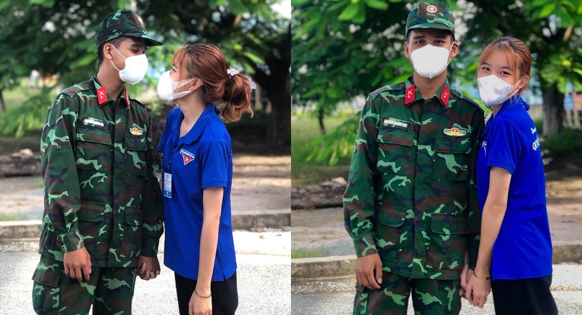 Nữ tình nguyện viên chống dịch thành đôi với anh bộ đội bất chấp lời dị nghị - Hình 3