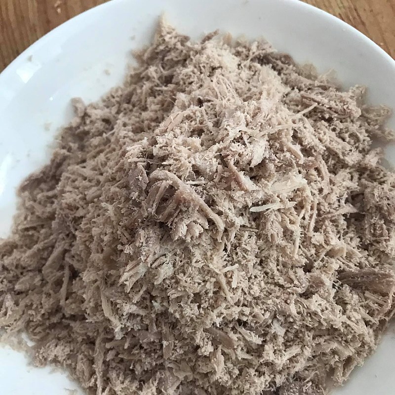 Cách làm ruốc thịt lợn (chà bông heo) bằng máy xay sinh tố cực đơn giản - Hình 24