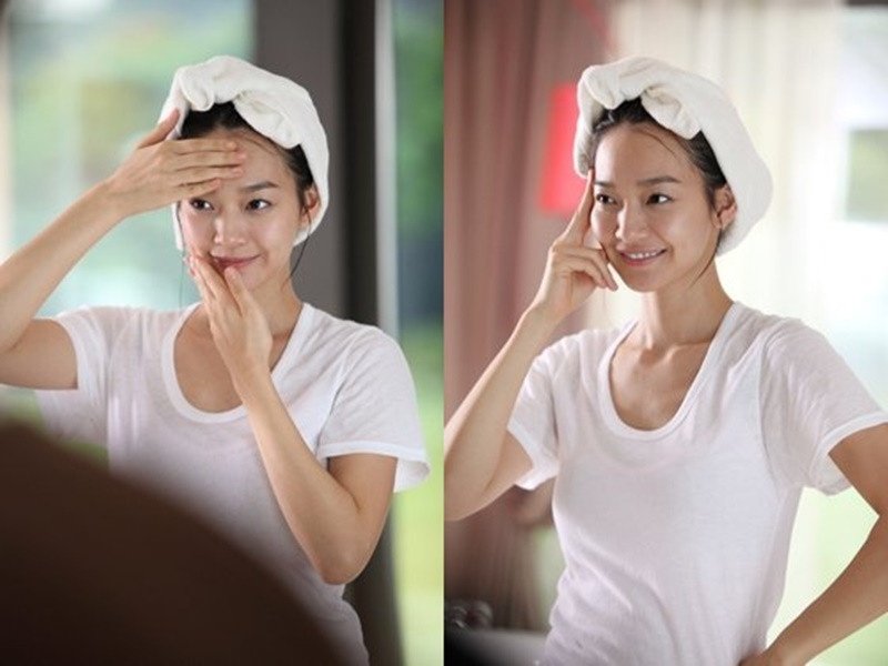 Tuyệt chiêu dưỡng da, giữ dáng độc đáo của Shin Min Ah - Hình 1