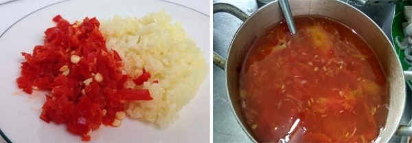 Món bánh xèo tôm mực bằng chảo chống dính - Hình 5