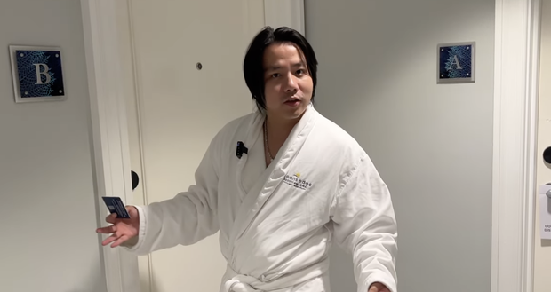 Khoa Pug khiến chị em đỏ mặt vì mặc đồ ngủ review khách sạn, netizen mỉa mai: Hóng clip mặc đồ bơi - Hình 3