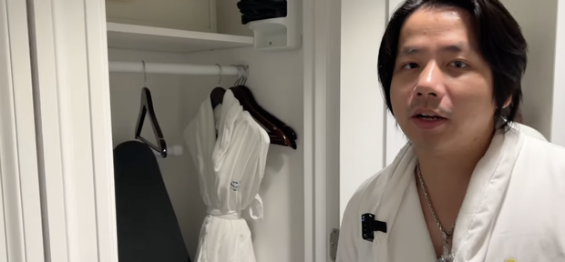 Khoa Pug khiến chị em đỏ mặt vì mặc đồ ngủ review khách sạn, netizen mỉa mai: Hóng clip mặc đồ bơi - Hình 2