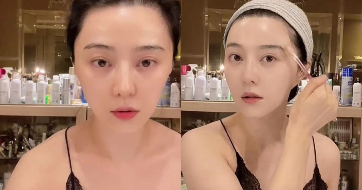 Phạm Băng Băng diện váy ngủ mỏng tang làm beauty blogger, gây sốc với mặt mộc ở tuổi 40 - Hình 6