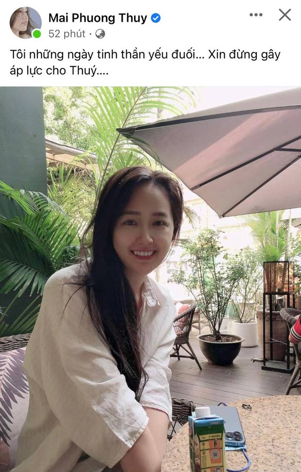 Mai Phương Thuý đăng đàn cầu xin đừng gây áp lực, sắc mặt nhợt nhạt khiến netizen lo lắng - Hình 1