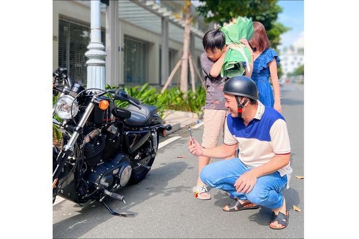 Chiếc Harley-Davidson 48 hơn nửa tỷ đồng - Thu Trang tặng Tiến Luật - Hình 3