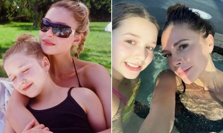 Harper - Gái út nhà Beckham càng lớn càng vỡ nét, gây tranh cãi với gu thời trang chín ép - Hình 6