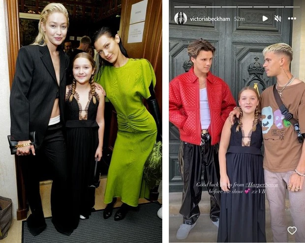 Harper - Gái út nhà Beckham càng lớn càng vỡ nét, gây tranh cãi với gu thời trang chín ép - Hình 7