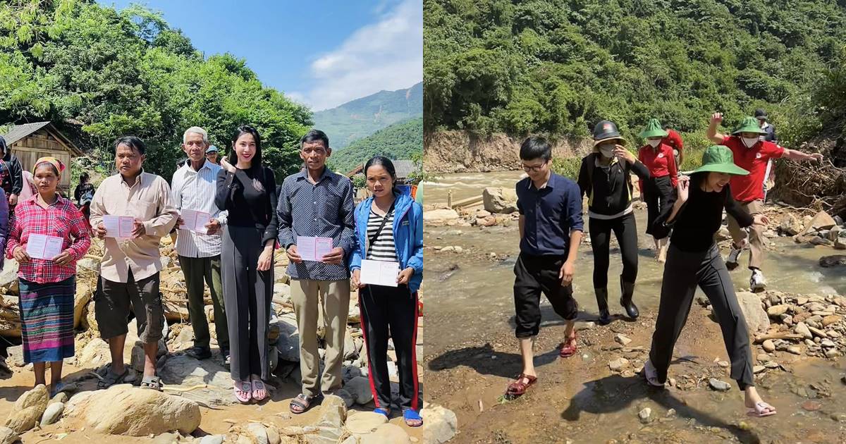 Thủy Tiên dần lấy lại tình cảm của dân tình: Không ngại gian khó, về quê chồng từ thiện - Hình 16