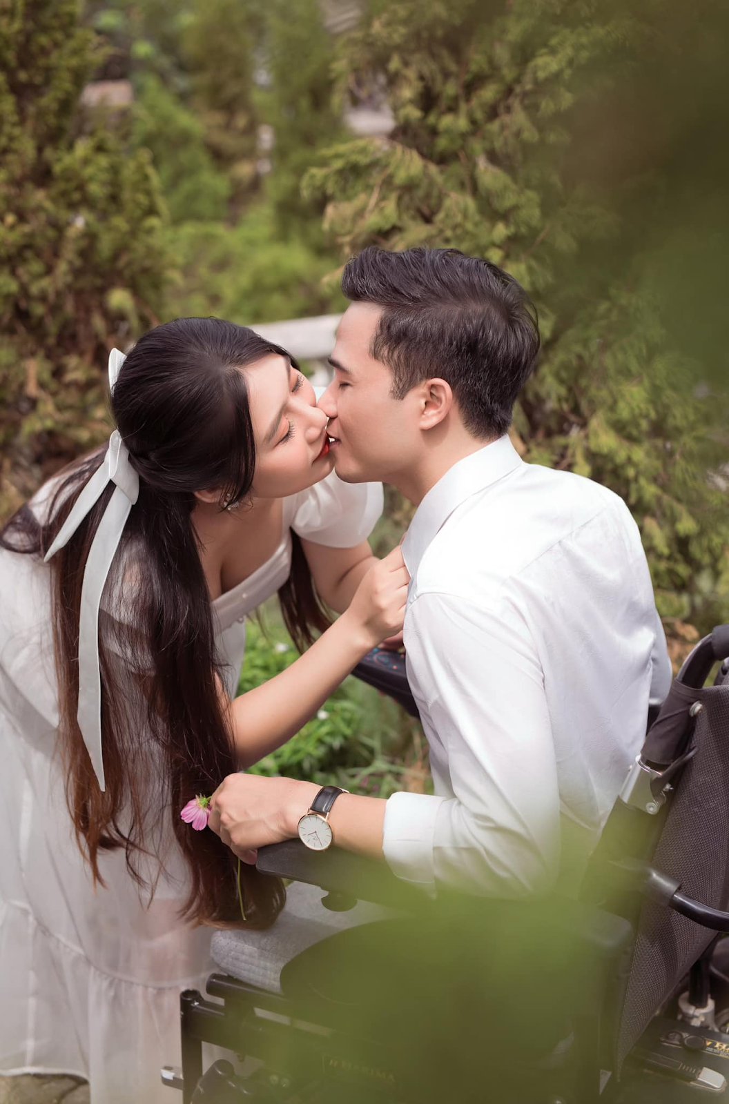 Tô Đình Khánh - Chàng trai không chân lần đầu lên tiếng làm rõ tin bội bạc bạn gái cũ để cưới vợ đẹp - Hình 6