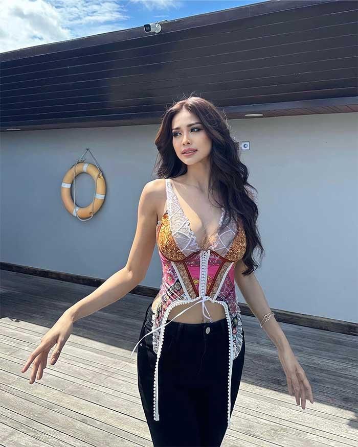 Nhan sắc Hoa hậu Engfa Waraha, đối thủ đáng gờm của Thiên Ân - Hình 5