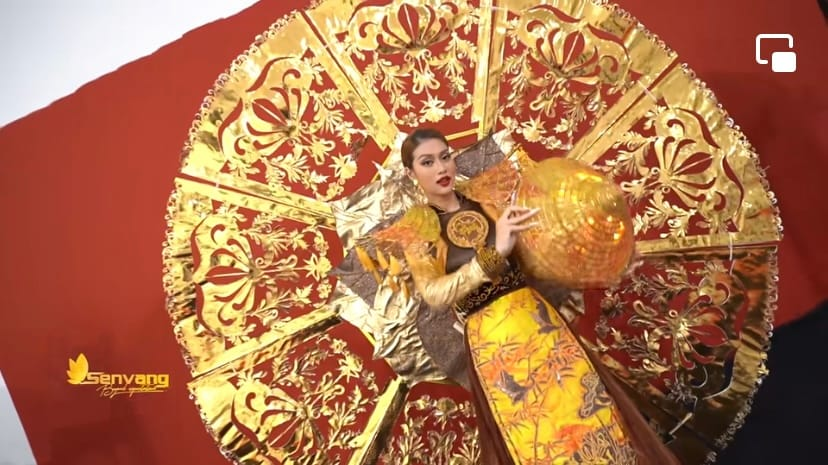 Thiên Ân gây choáng với trang phục dân tộc, Engfa của Thái vướng tranh cãi vì đạo nhái Thùy Tiên? - Hình 2