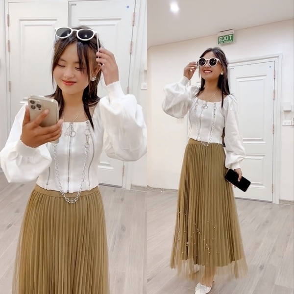 Phúng Phính Hà Giang ngày càng ra dáng nhà giàu, để lộ nhan sắc mẹ ruột như Quỳnh Búp Bê - Hình 1