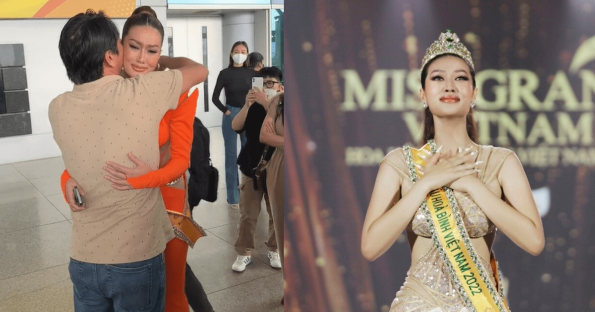 Hoa hậu Thiên Ân và bố gây xúc động khi đưa tiễn tại sân bay lên đường thi Miss Grand International - Hình 8