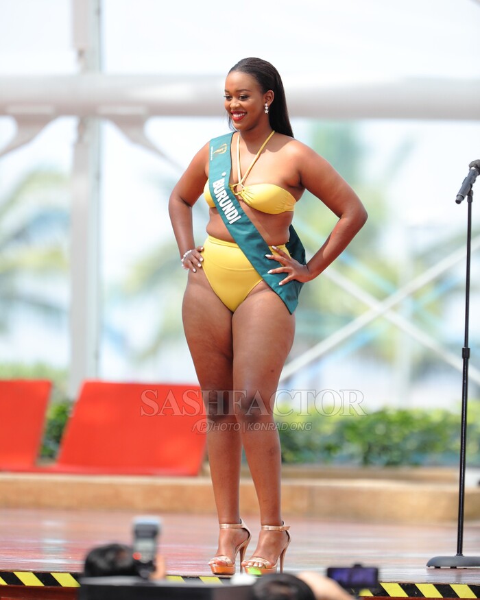 Thạch Thu Thảo tựa nữ hoàng giữa dàn thí sinh Miss Earth body ngấn mỡ như giò chả - Hình 4
