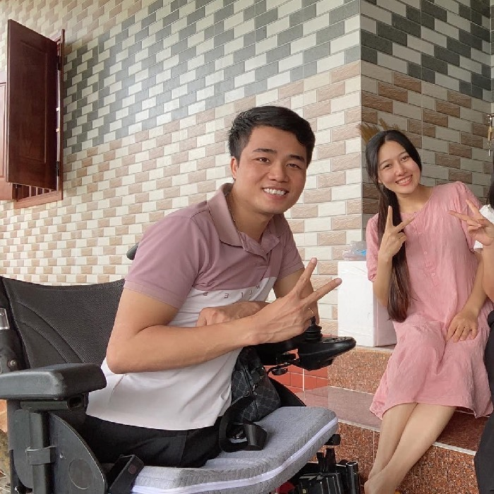 Bà xã Tô Đình Khánh bật khóc nức nở trên livestream, chàng không chân liền lên tiếng bảo vệ vợ bầu - Hình 5