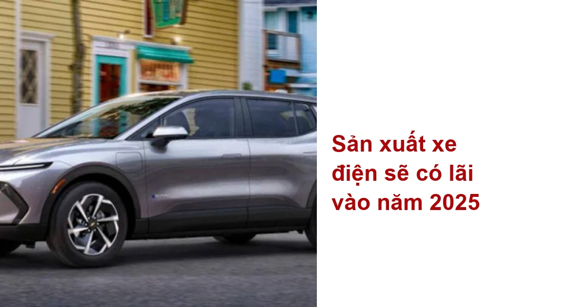 Sản xuất xe điện sẽ có lãi vào năm 2025 Ôtô Việt Giải Trí