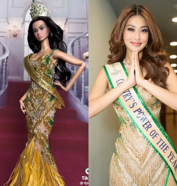 Thiên Ân được fan Việt làm búp bê xịn sò, dù chẳng vào Top 10 MGI: Mr. Nawat ra đây mà xem! - Hình 1