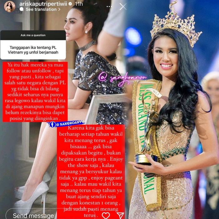 Miss Grand 2016 dạy dỗ fans Việt, bênh vực Nawat sau ồn ào: Muốn thắng, tự lập cuộc thi riêng đi - Hình 5
