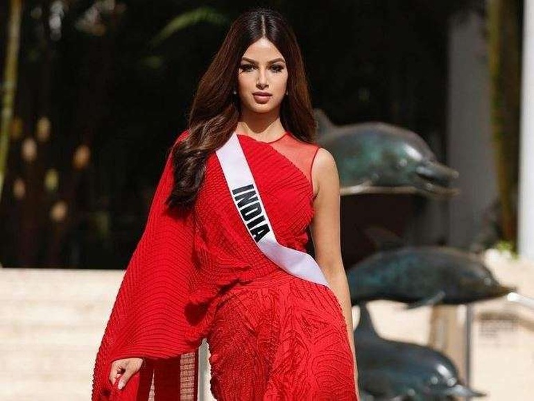 Hoa hậu Harnaaz Sandhu - Bị miệt thị ngoại hình, vương miện lung lay vì tăng cân không kiểm soát - Hình 3