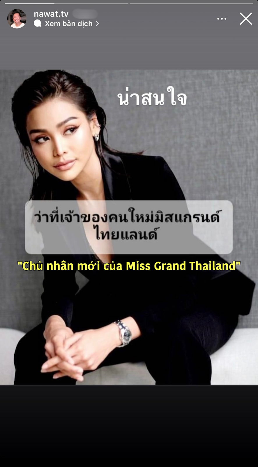 Mr. Nawat muốn từ chức chủ tịch Miss Grand, bàn giao lại cho Á hậu 1 Engfa? - Hình 1