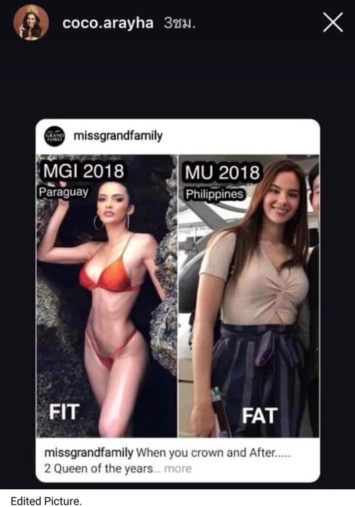 Miss Universe chính thức 'vỗ mặt' Á hậu Miss Grand: Miệt thị ngoại hình cũng có tính 'di truyền'? - Hình 5